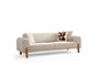 Atelier Del Sofa Lyke 3 Seater - Crema
